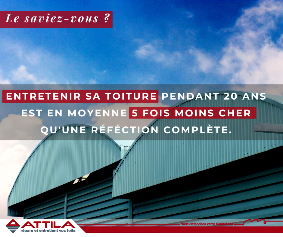 Entretenir sa toiture revient moins cher