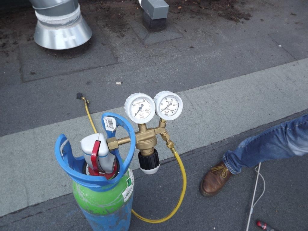 Recherche de fuite au gaz traceur