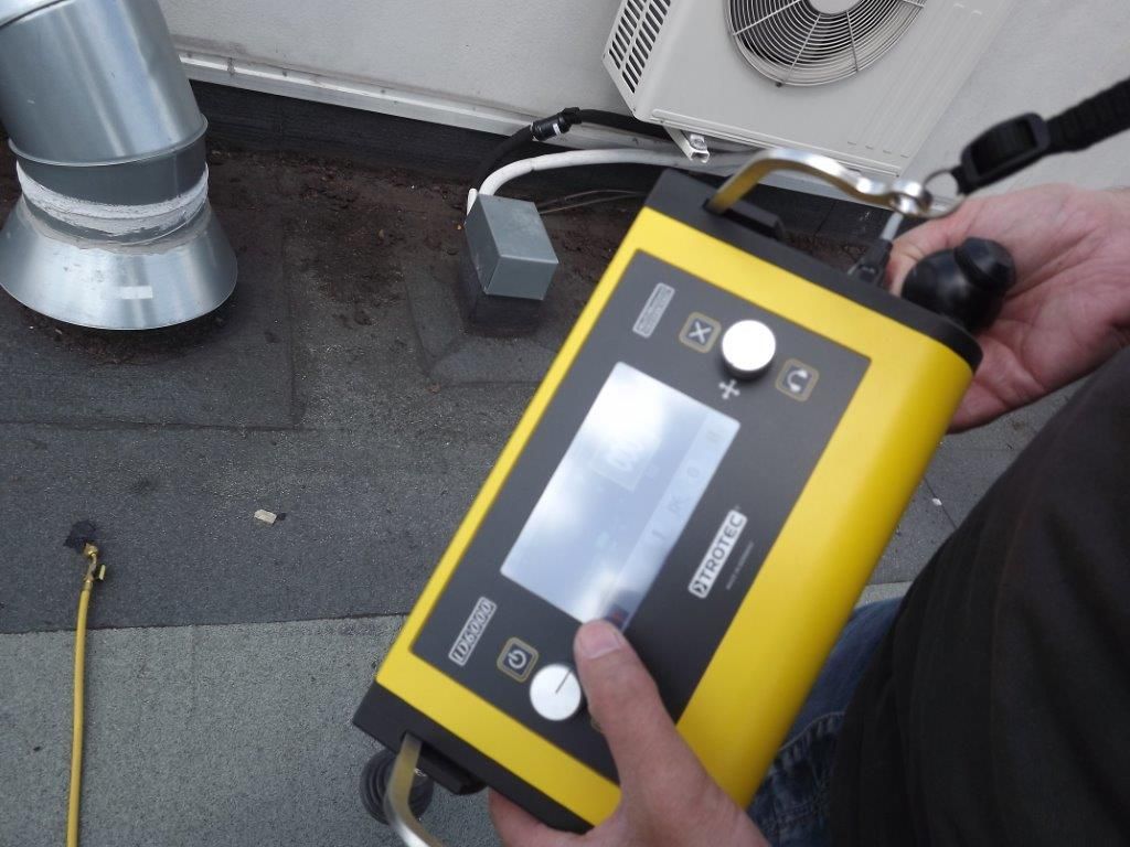 Recherche de fuite au gaz traceur