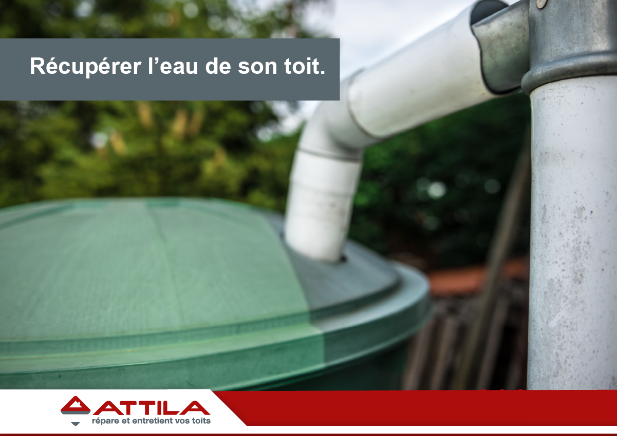 récupération eau toit