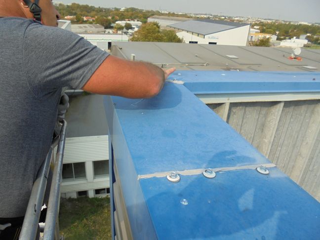 Repose et ajustement des couvertines