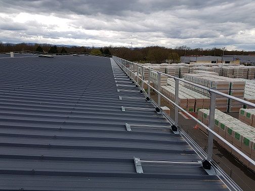 SECURISATION DE TOITURE BAC ACIER