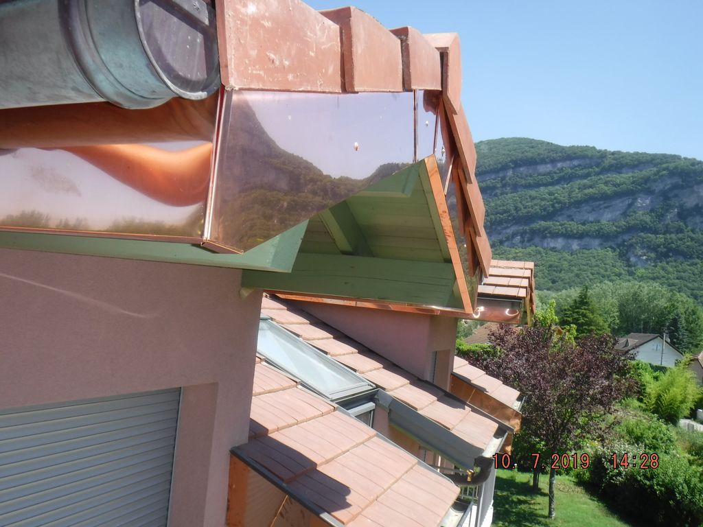 Quand le cuivre s'invite sur les toits !