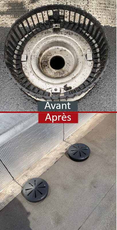 Changement des évacuations siphoïdes