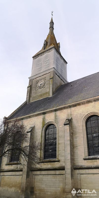 Filets de protection posés par les Techniciens Toitures d’Attila