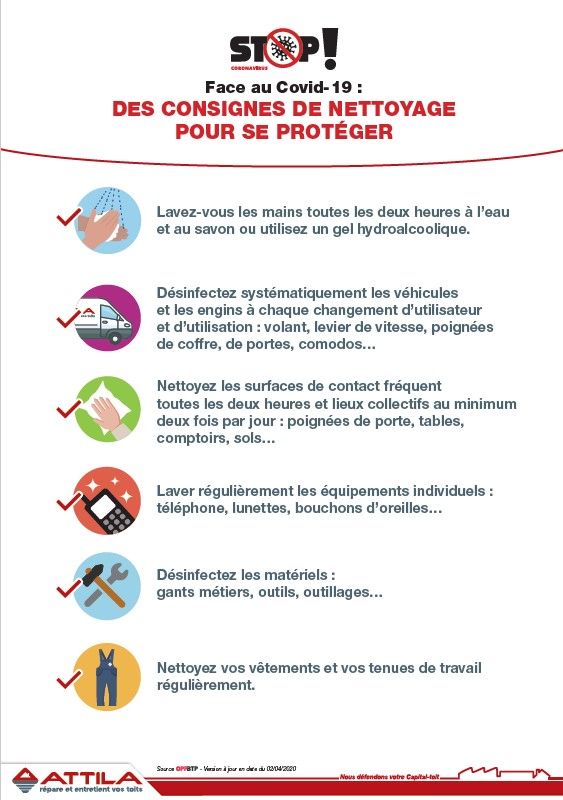 gestes barrière nettoyage