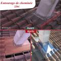 entourage de cheminée en zinc